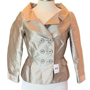 Moschino Cheap & Chic Jacket Beige Sz 42 IT US 8 Double Breasted NWT
MSRP $1235‎